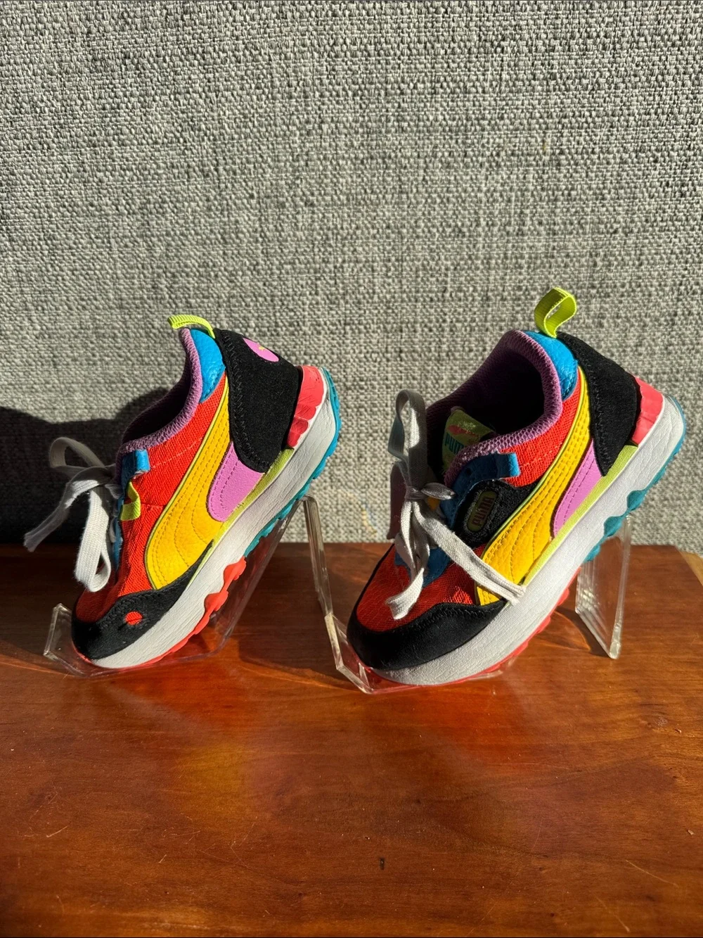 Puma Rider FV ‘Lava’ Toddler Unisex Size 11 Multicolor Athletic Sneaker